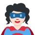 🦸🏻‍♀️ woman superhero: light skin tone display on Twitter